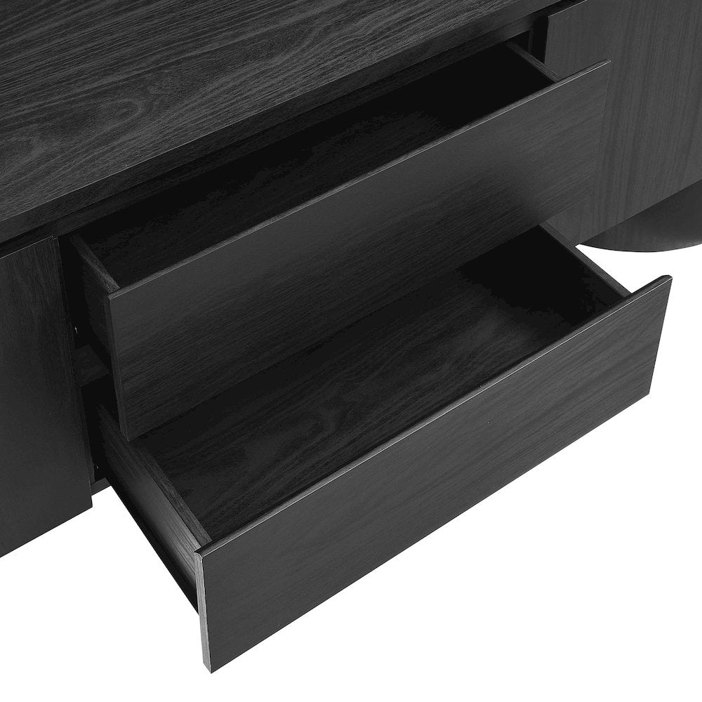 Duval 71 Inch Oval TV Cabinet