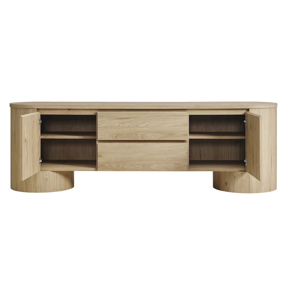 Duval 71 Inch Oval TV Cabinet