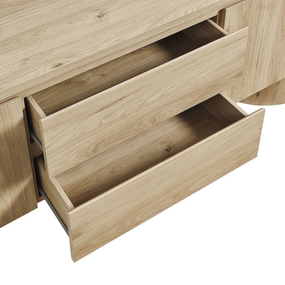 Duval 71 Inch Oval TV Cabinet