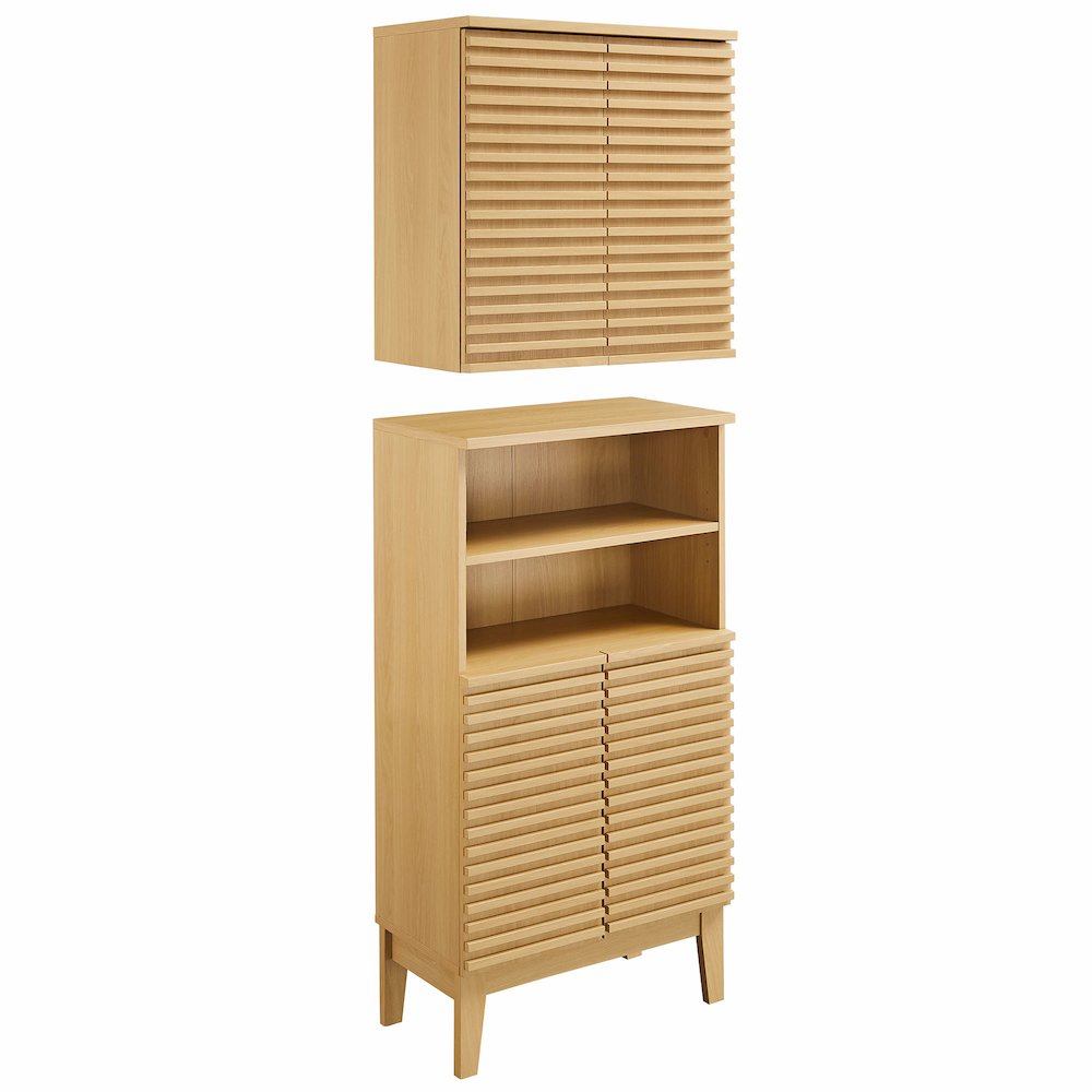 Render Bathroom Cabinet Set