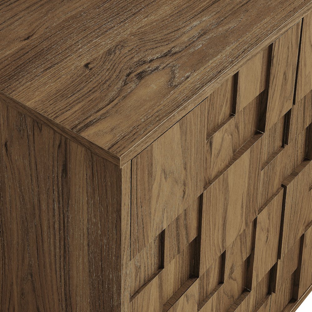 Owen 59 Inch 4 Door Geometric Sideboard