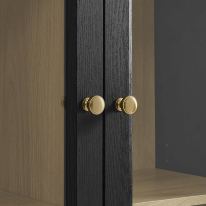 Amara 79 Inch Large Storage Display Cabinet
