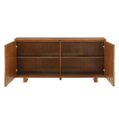 Foundry 71" Woven Design Buffet Storage Cabinet