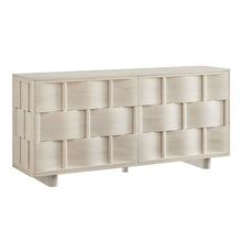 Foundry 71" Woven Design Buffet Storage Cabinet