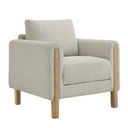 Hawken Boucle Fabric Accent Armchair