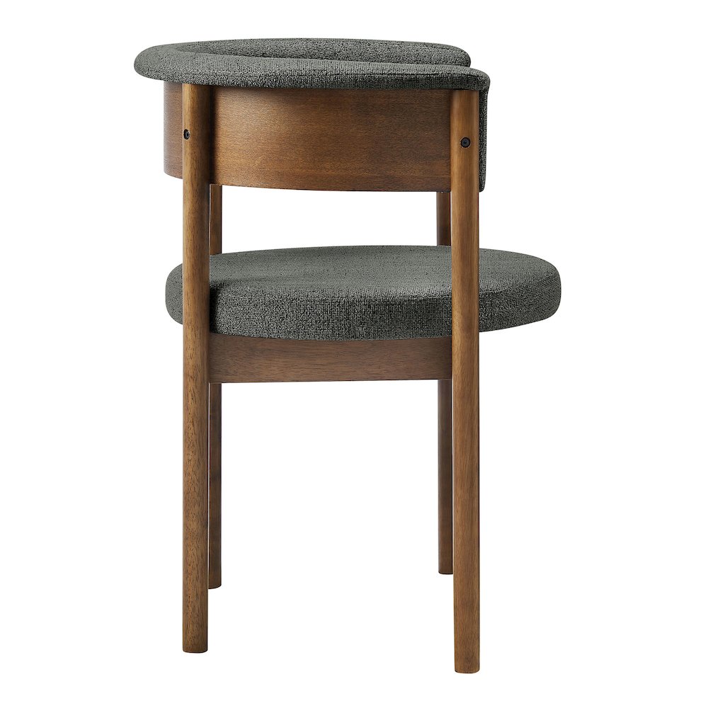 Clea Curved Upholstered Dining Chairs Set Of 2