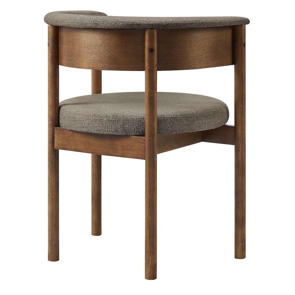 Clea Curved Upholstered Dining Chairs Set Of 2