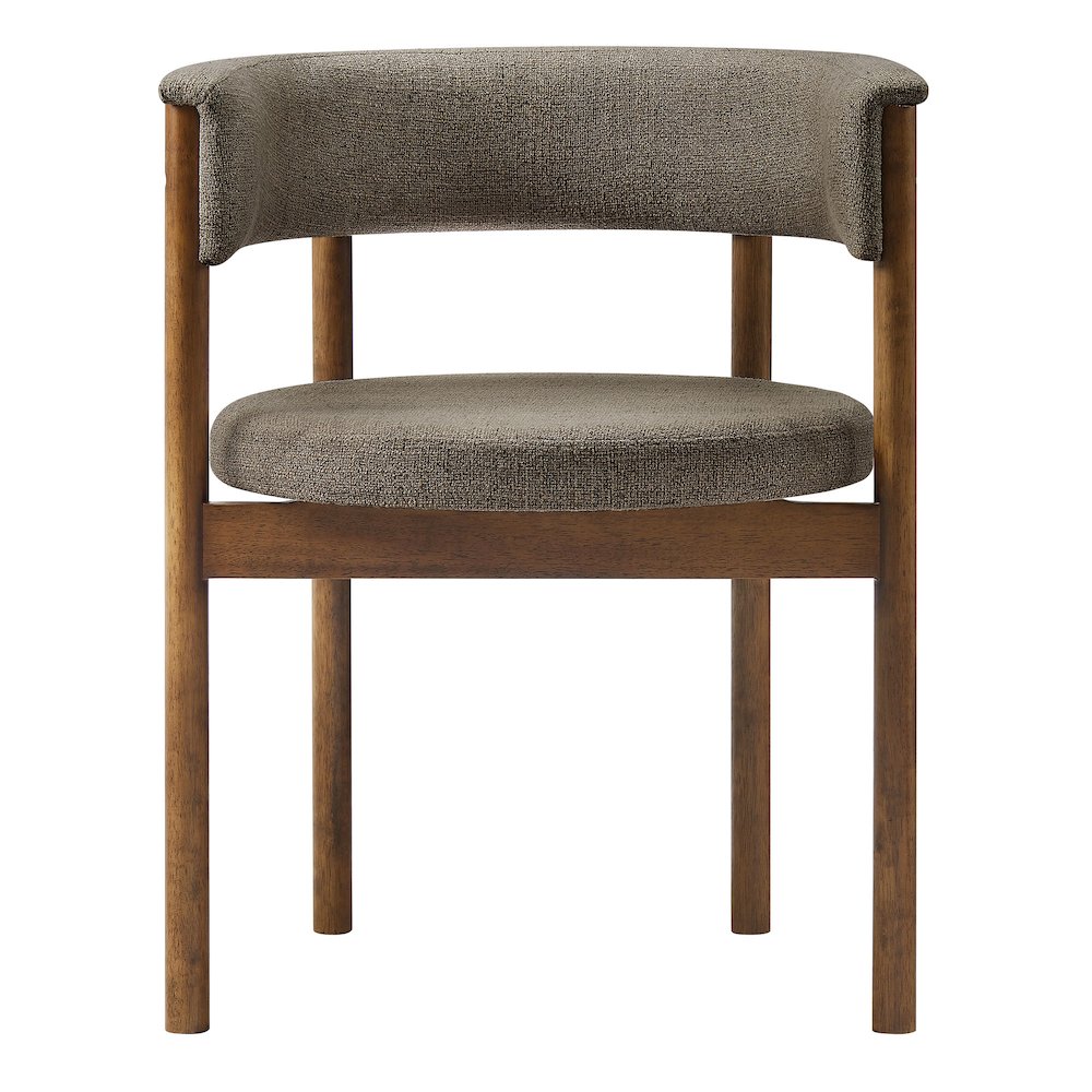 Clea Curved Upholstered Dining Chairs Set Of 2