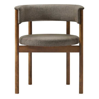 Clea Curved Upholstered Dining Chairs Set Of 2