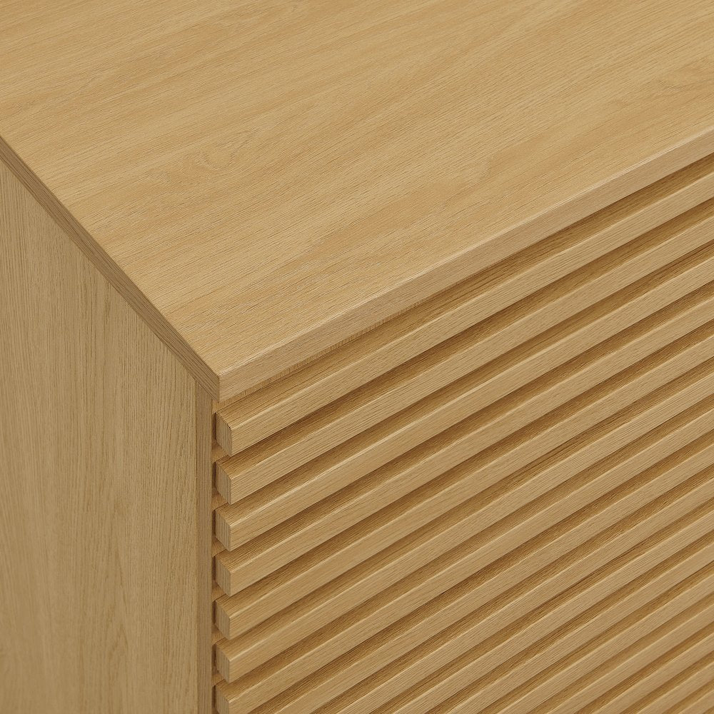 Render 2-Door Fluted Accent Cabinet