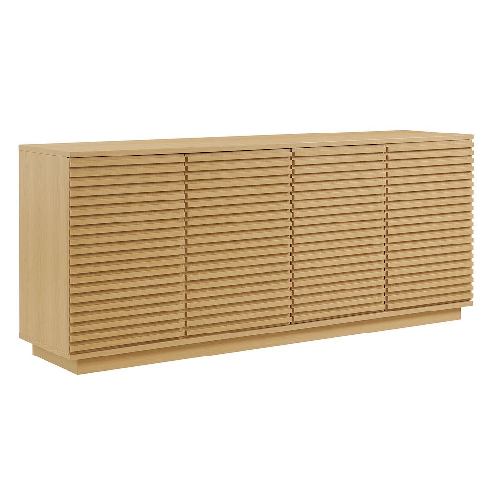 Render 4-Door Fluted Sideboard Cabinet TV Stand