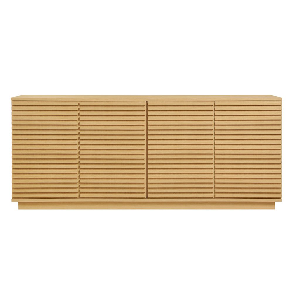 Render 4-Door Fluted Sideboard Cabinet TV Stand