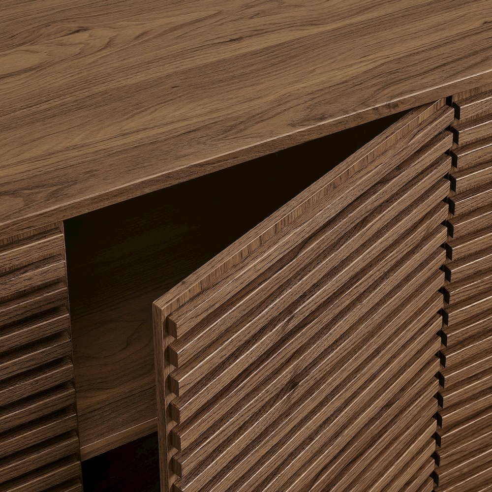 Render 4-Door Fluted Sideboard Cabinet TV Stand