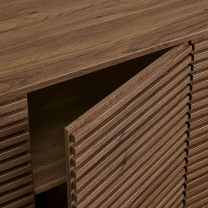 Render 4-Door Fluted Sideboard Cabinet TV Stand