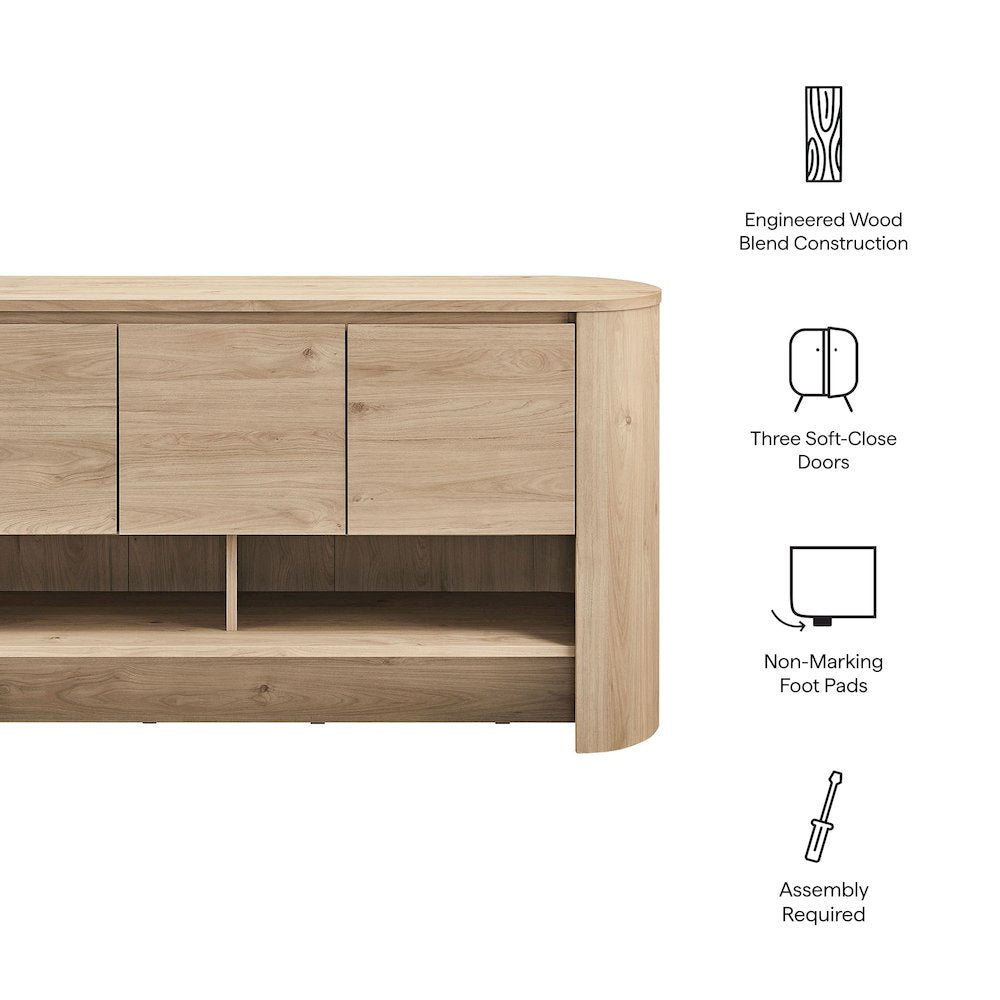 Duval 62 Inch Oval Sideboard