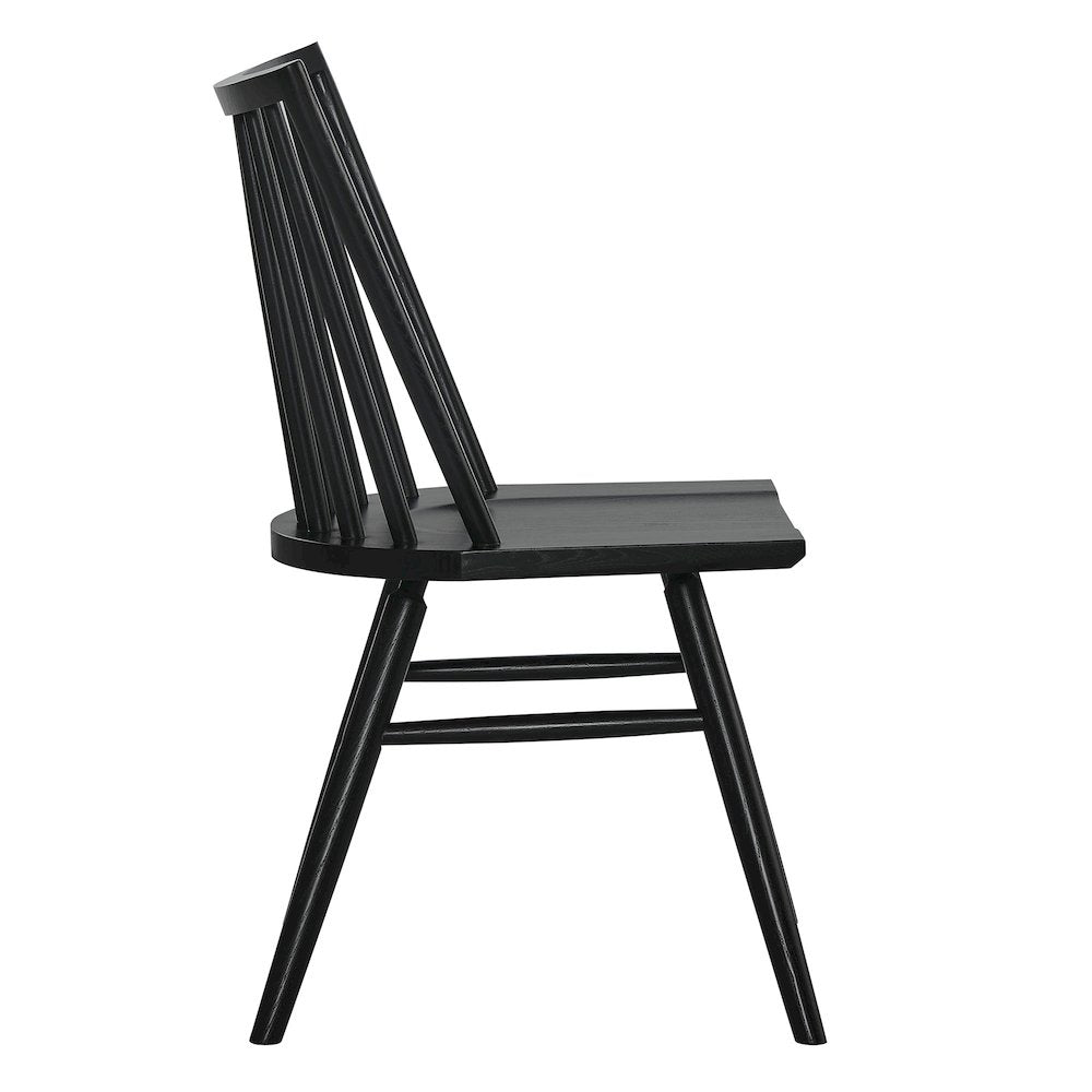 Alvar Spindle Back Dining Side Chairs Set of 2
