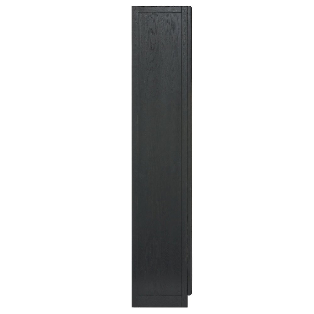 Anwen Solid Wood and Glass Display Cabinet