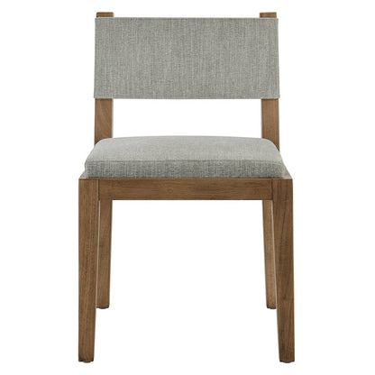Calder Fabric Upholstered Wood Armless Dining Chair
