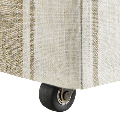 Tessera Striped Slipcovered Dining Side Chair