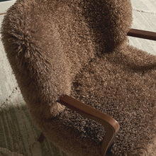 Zerra Faux Shearling Accent Armchair