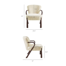 Arden Faux Shearling Accent Armchair