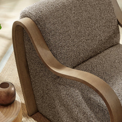 Atrium Lattice Boucle Accent Armchair