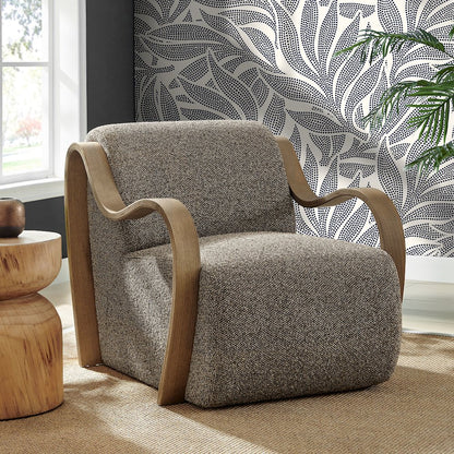 Atrium Lattice Boucle Accent Armchair