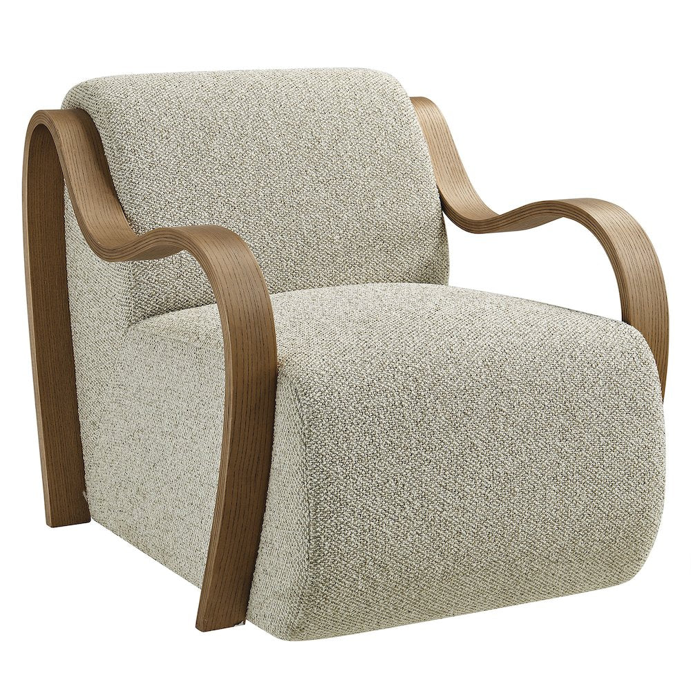 Atrium Lattice Boucle Accent Armchair