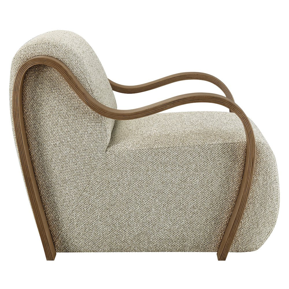 Atrium Lattice Boucle Accent Armchair