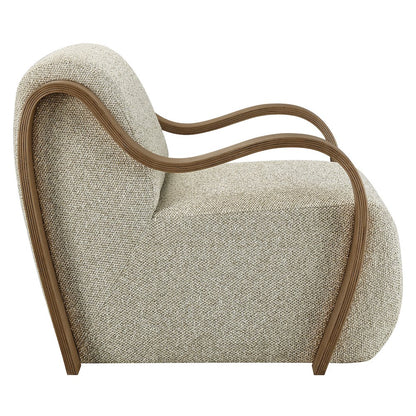 Atrium Lattice Boucle Accent Armchair