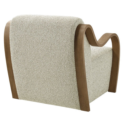 Atrium Lattice Boucle Accent Armchair