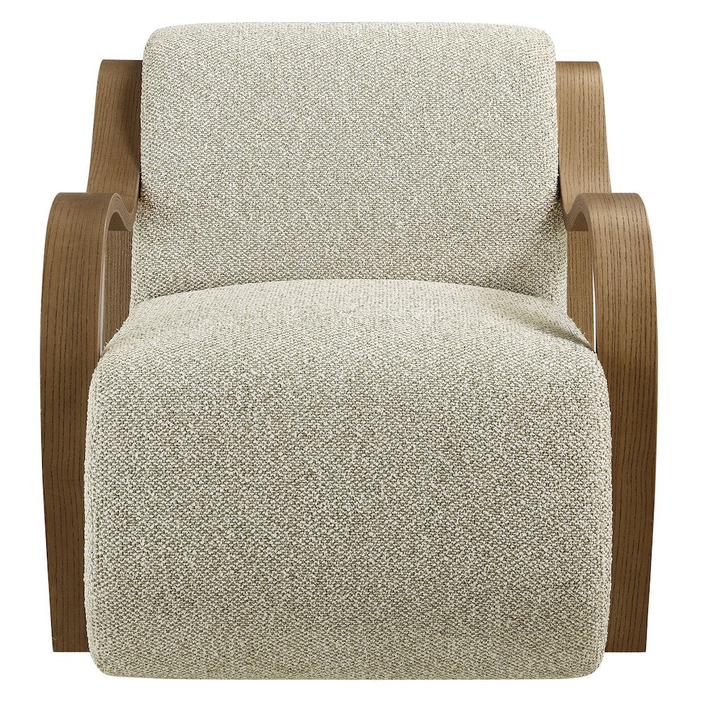 Atrium Lattice Boucle Accent Armchair