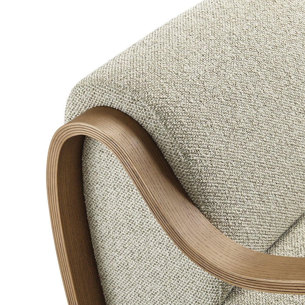 Atrium Lattice Boucle Accent Armchair