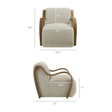 Atrium Lattice Boucle Accent Armchair