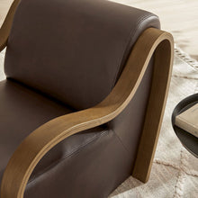 Atrium Vegan Leather Accent Armchair