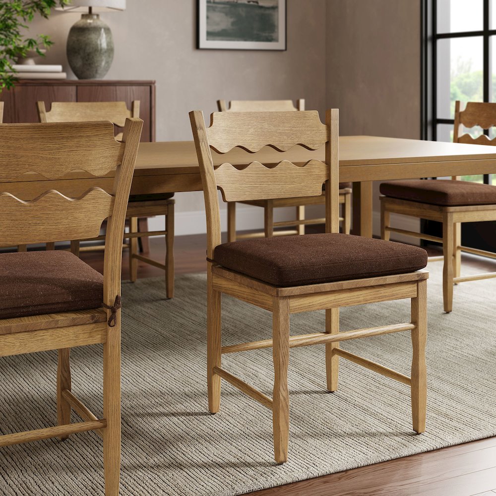 Jax Fabric Dining Chair Seat Cushion