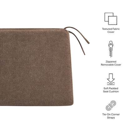 Jax Fabric Dining Chair Seat Cushion