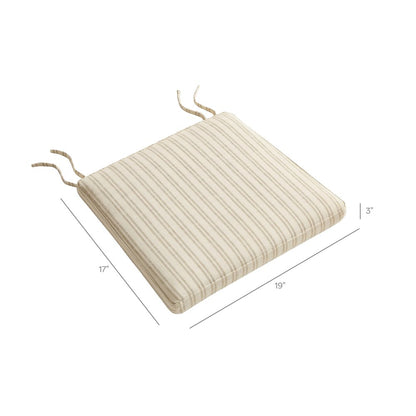 Jax Fabric Dining Chair Seat Cushion