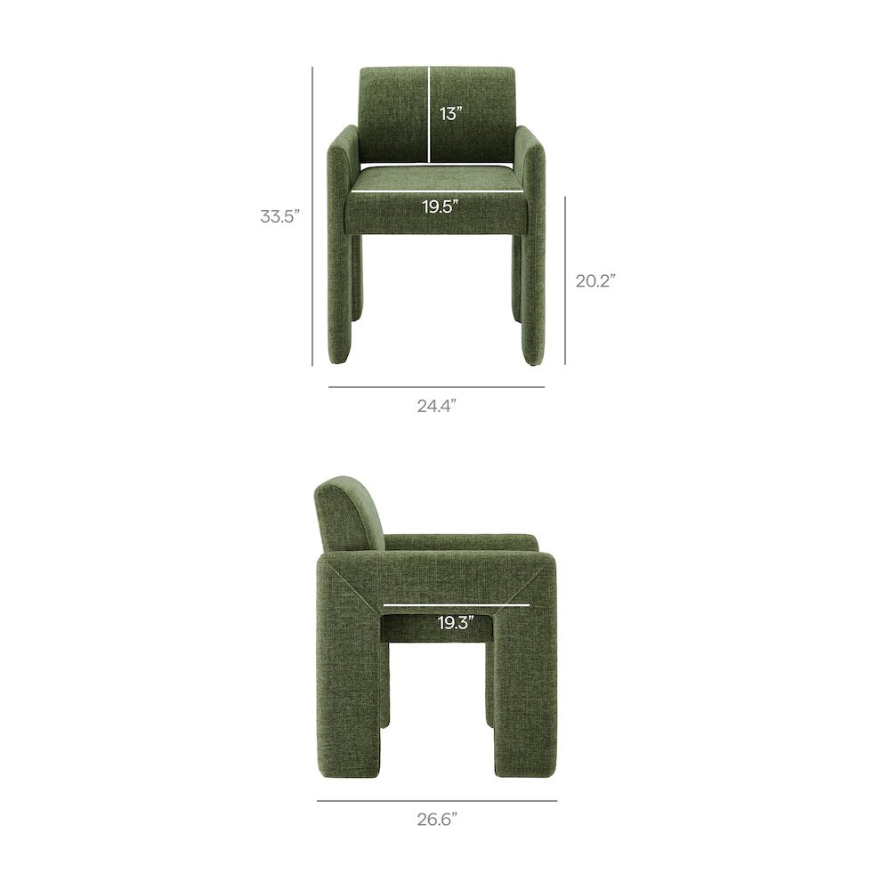 Daven Fabric Upholstered Dining Chair