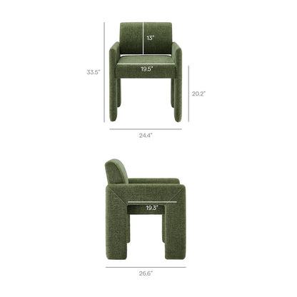 Daven Fabric Upholstered Dining Chair