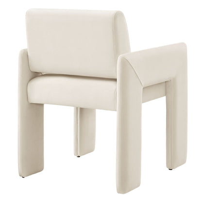 Daven Stain-Resistant Performance Velvet Dining Armchair