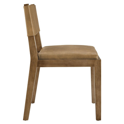 Calder Vegan Leather Dining Side Chair