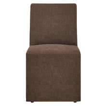 Tessera Upholstered Linen-Blend Slipcovered Dining Chair