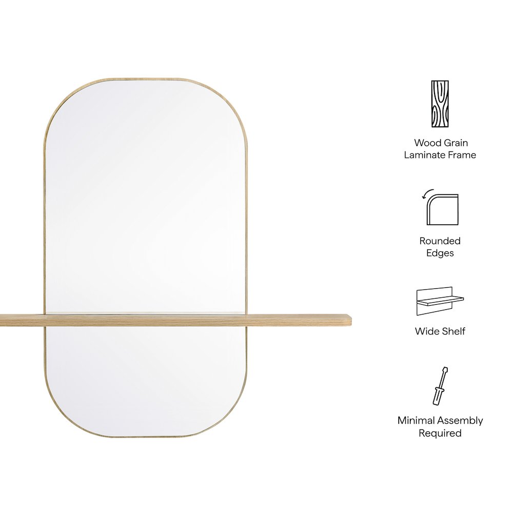 Solstice Large Oval Mirror