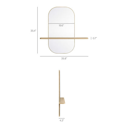 Solstice Large Oval Mirror