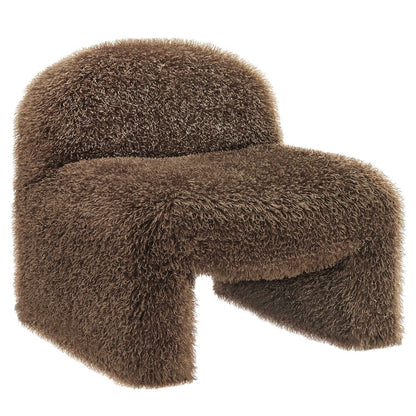 Mina Faux Fur Accent Chair