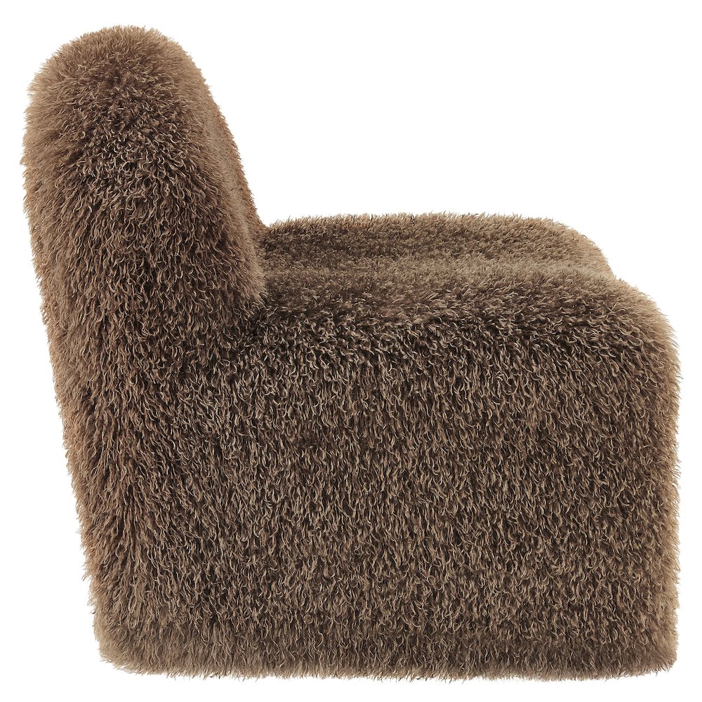 Mina Faux Fur Accent Chair