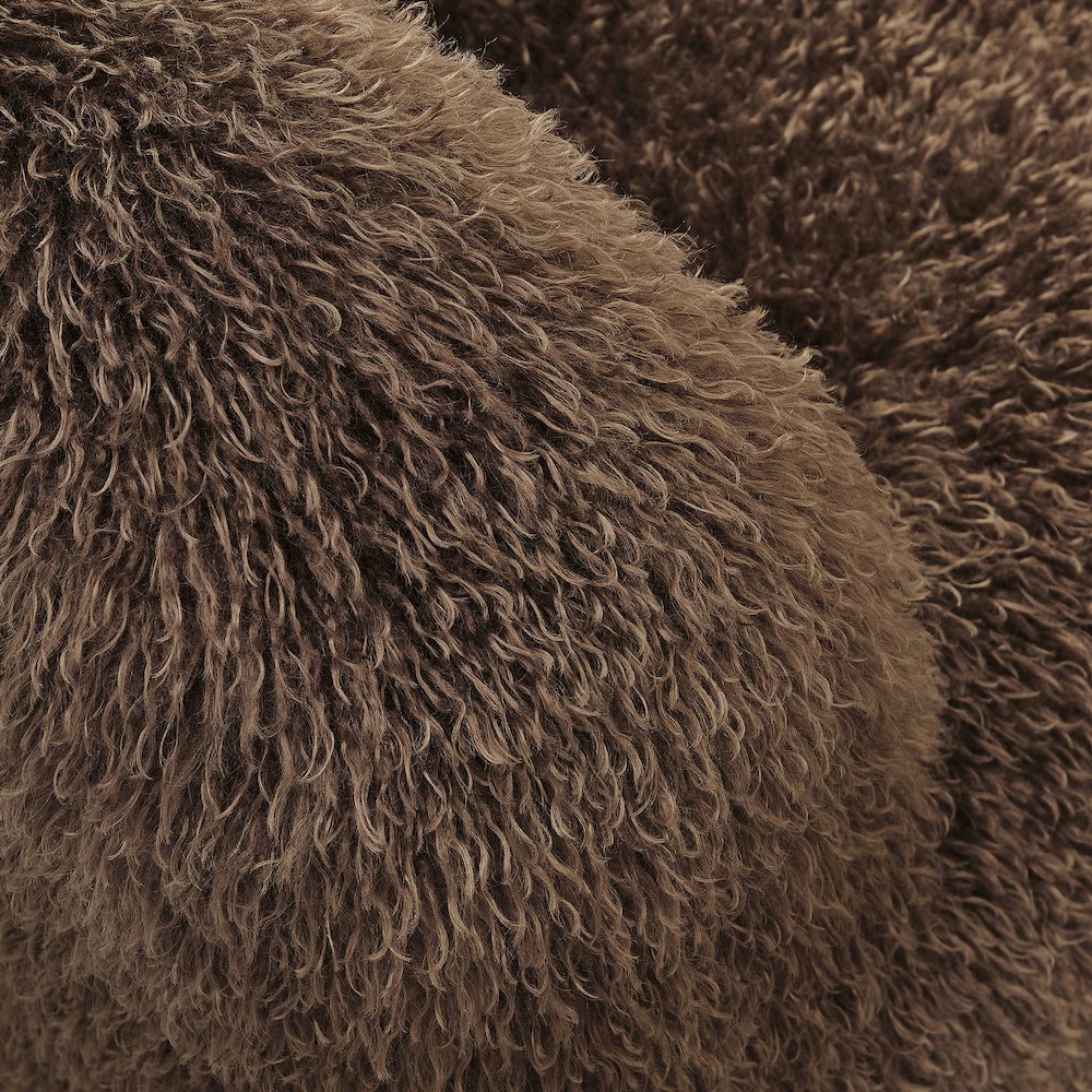 Mina Faux Fur Accent Chair