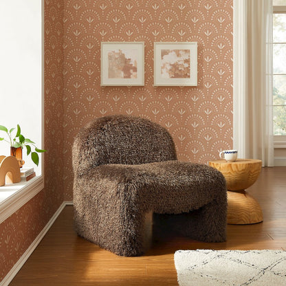 Mina Faux Fur Accent Chair