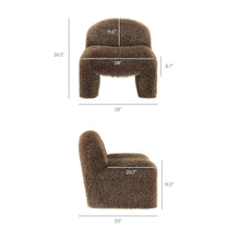 Mina Faux Fur Accent Chair